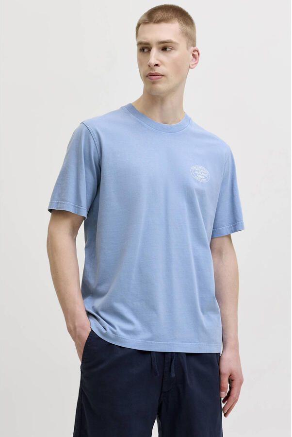 JACK & JONES Premium T-shirt met labelprint model 'FELIX'