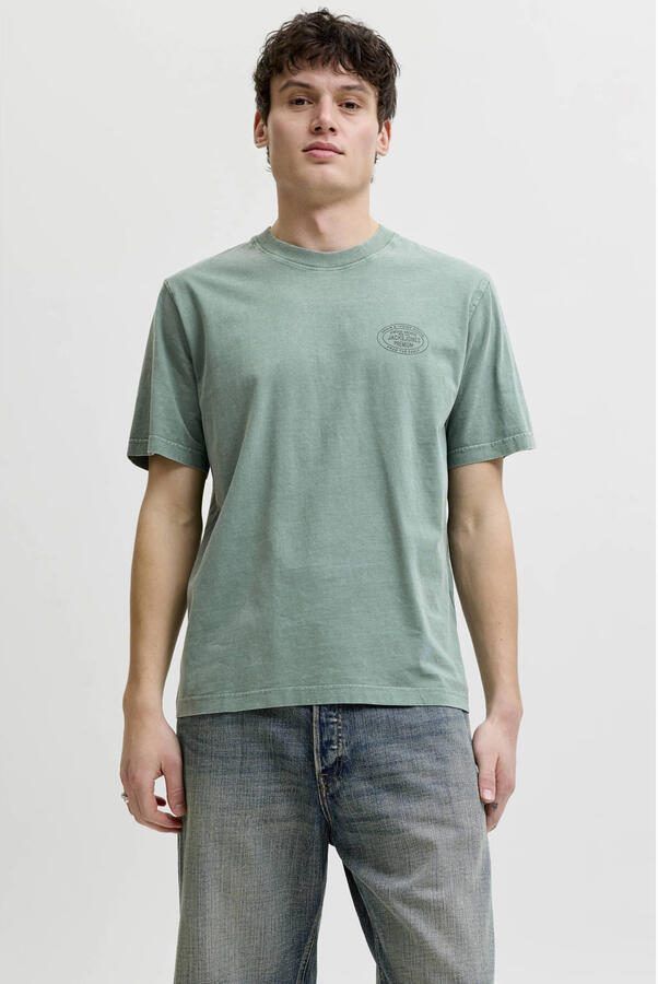 JACK & JONES PREMIUM relaxed T-shirt groen