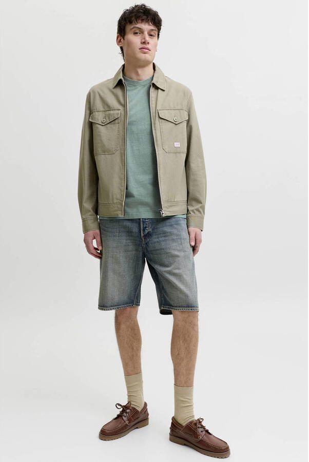 JACK & JONES PREMIUM relaxed T-shirt groen - Foto 3