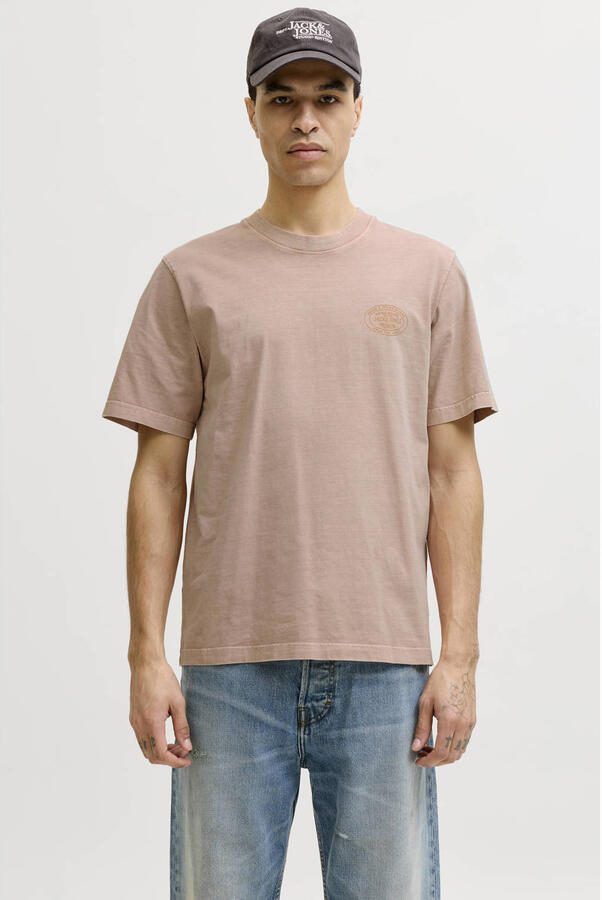 JACK & JONES Premium T-shirt met labelprint model 'FELIX'