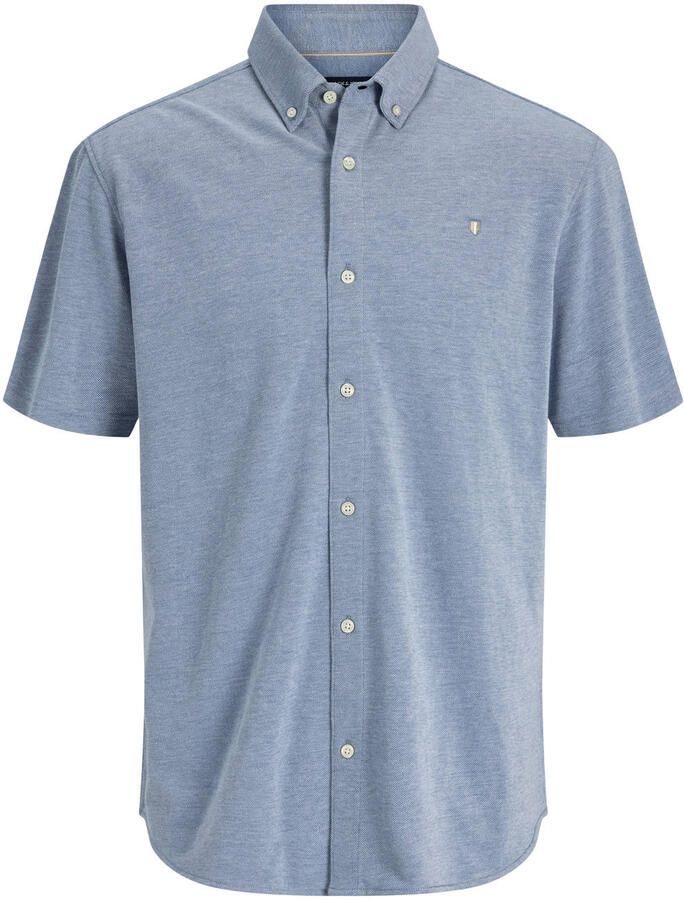 Jack & jones Blu Lake Pique Detail SS Overhemd Heren