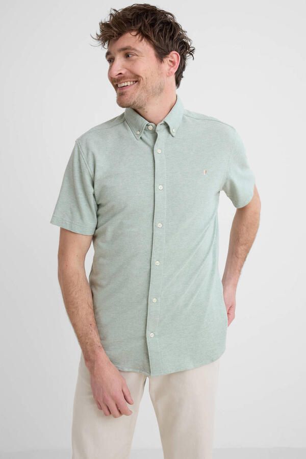 Jack & jones Blu Lake Pique Detail SS Overhemd Heren