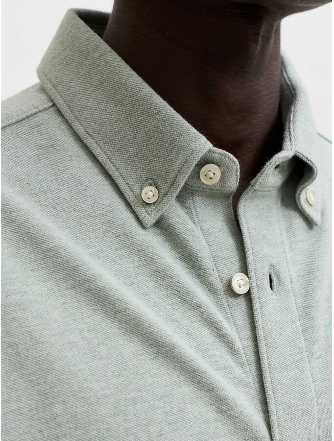 Jack & jones Blu Lake Pique Detail SS Overhemd Heren - Foto 3