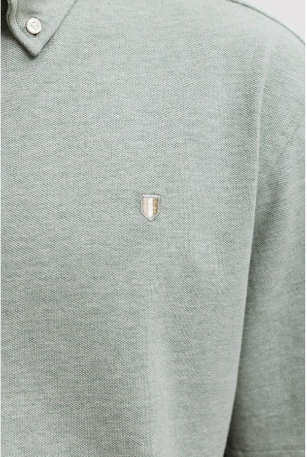 Jack & jones Blu Lake Pique Detail SS Overhemd Heren - Foto 2