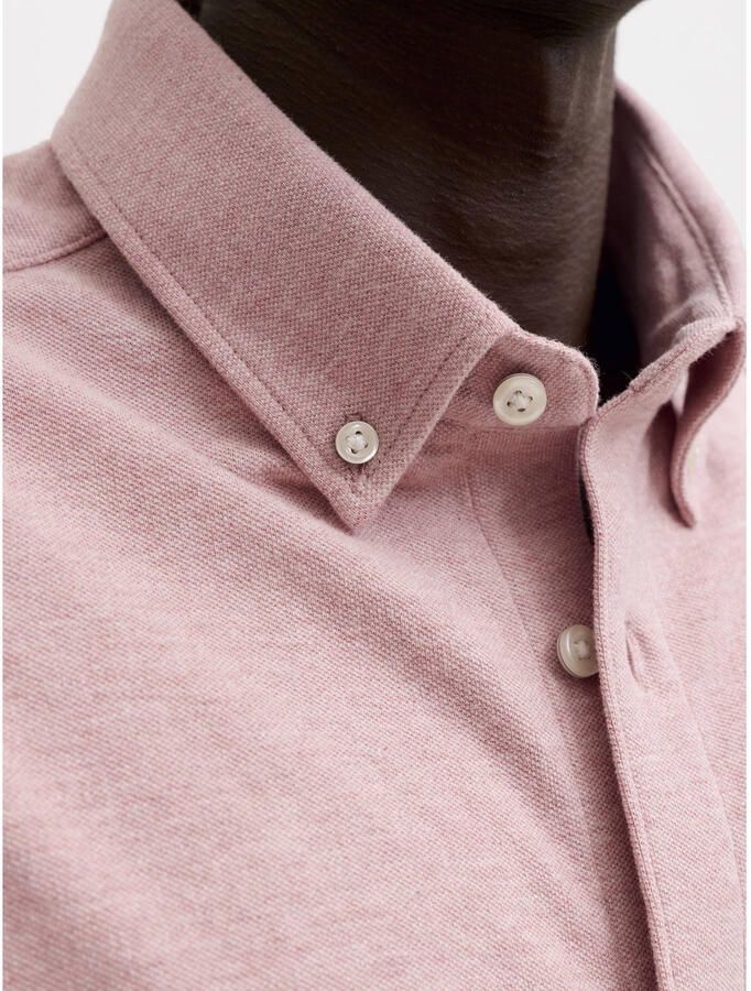Jack & jones Blu Lake Pique Detail SS Overhemd Heren - Foto 2