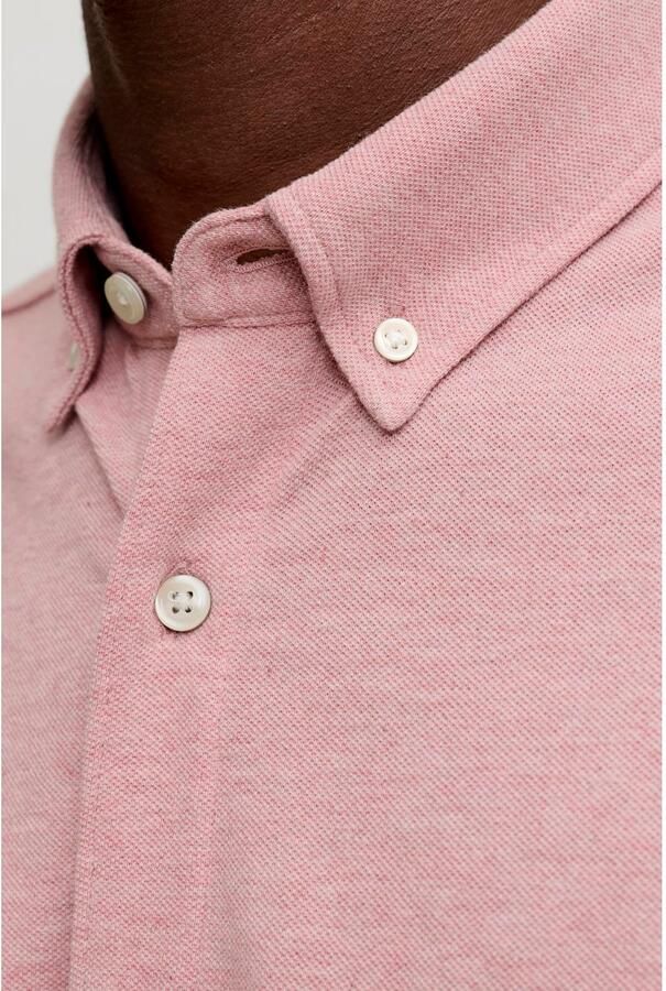 Jack & jones Blu Lake Pique Detail SS Overhemd Heren - Foto 2