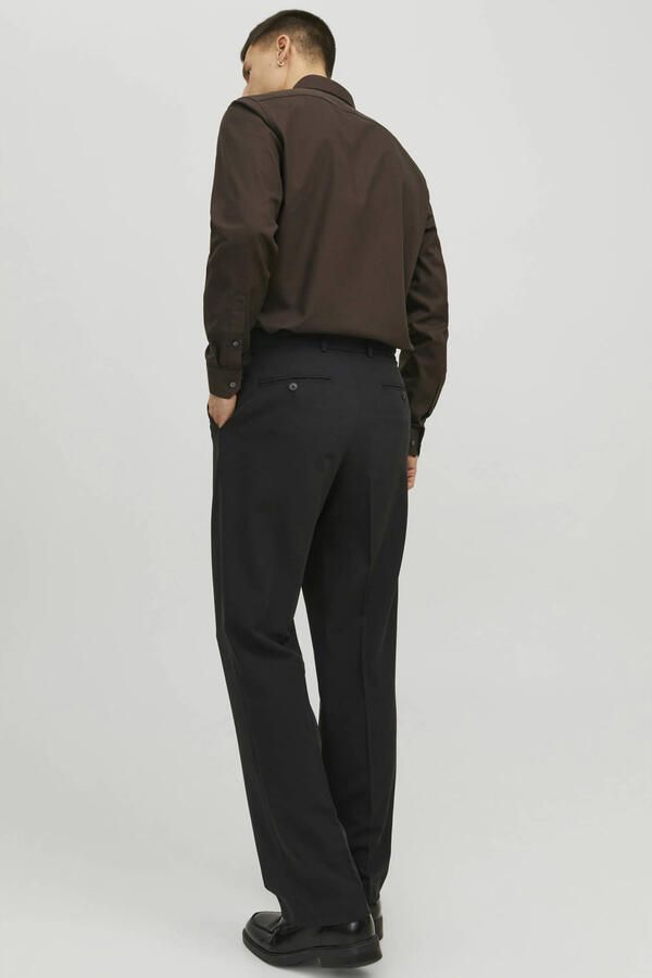 JACK & JONES PREMIUM slim fit overhemd bruin - Foto 3