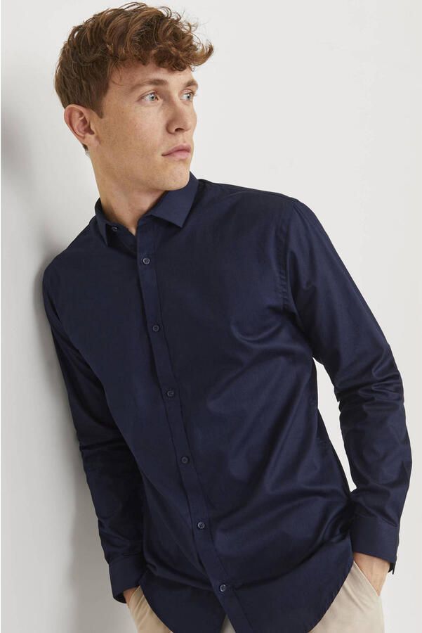 Jack & Jones Premium Slim fit vrijetijdsoverhemd met kentkraag model 'CARDIFF' - Foto 2