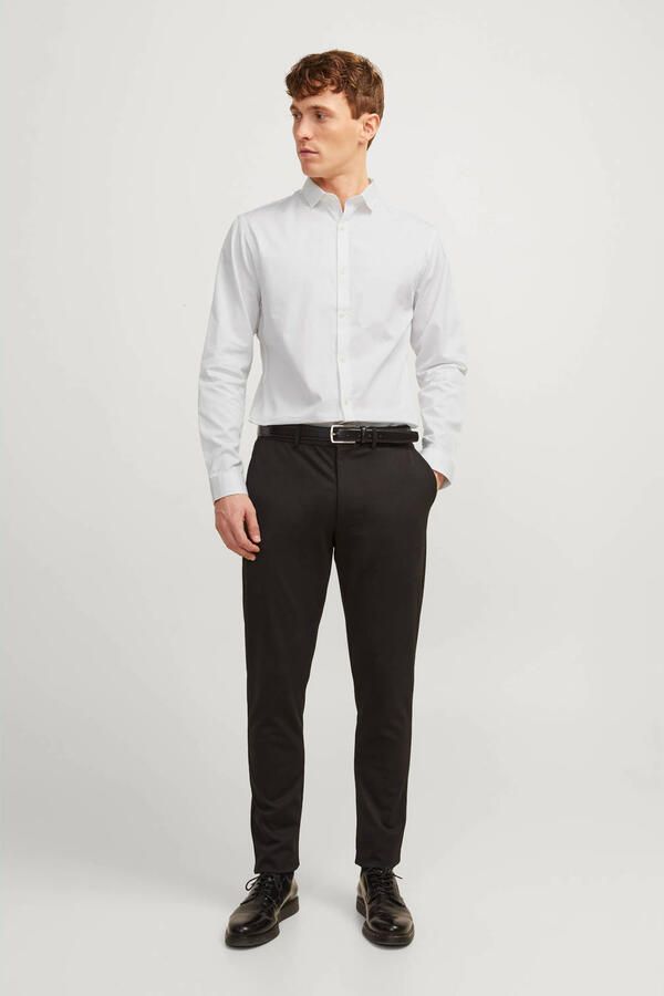 Jack & jones Slimfit Katoenen Overhemd met Kent Kraag White Heren