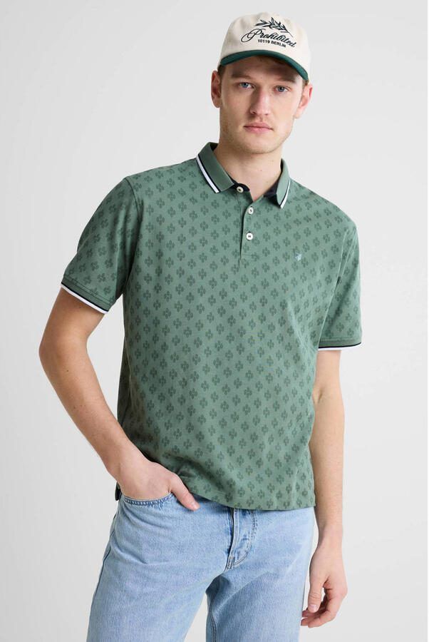 JACK & JONES PREMIUM slim polo groen
