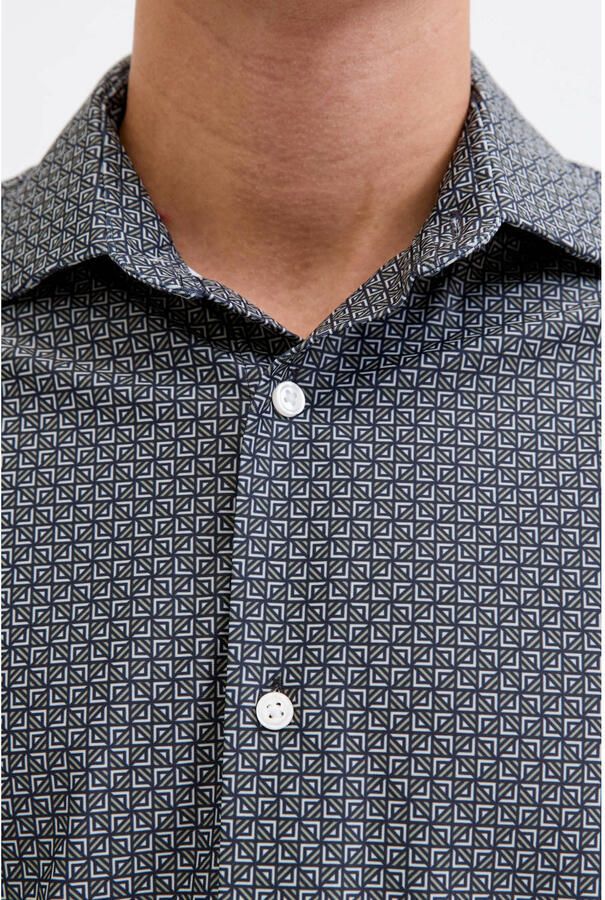 JACK & JONES PREMIUM super slim casual overhemd donkerblauw - Foto 2