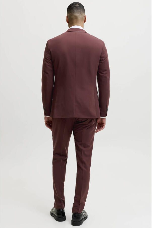 JACK & JONES PREMIUM super slim fit kostuum roodbruin - Foto 2