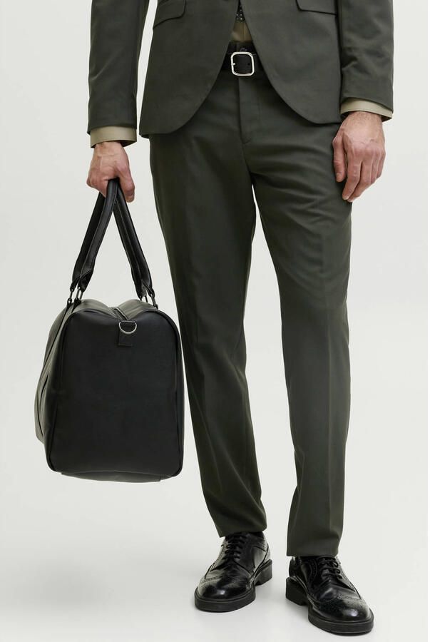 JACK & JONES PREMIUM super slim fit pantalon donkergroen