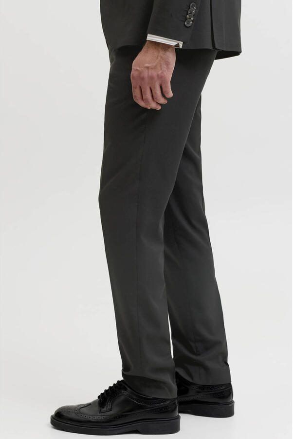 Jack & jones Franco Slim Fit Suit Broek met Zakken en Riemlussen Black Heren - Foto 2