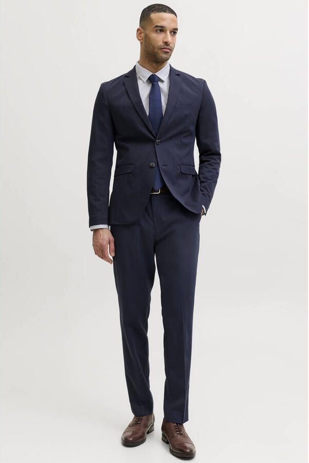 Jack & Jones Pak JPRFRANCO Extra smal onderhoudsvriendelijk stijlvol met vallende revers (set 2-delig)