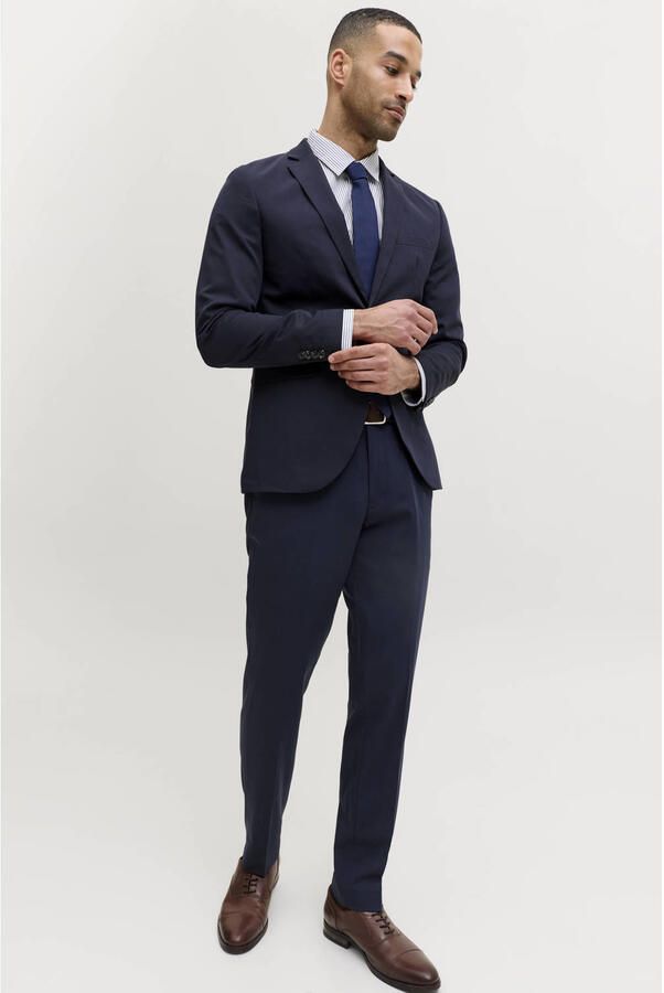 Jack & Jones Pak JPRFRANCO Extra smal onderhoudsvriendelijk stijlvol met vallende revers (set 2-delig) - Foto 2