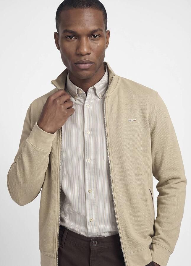 JACK & JONES PREMIUM sweatvest beige - Foto 2