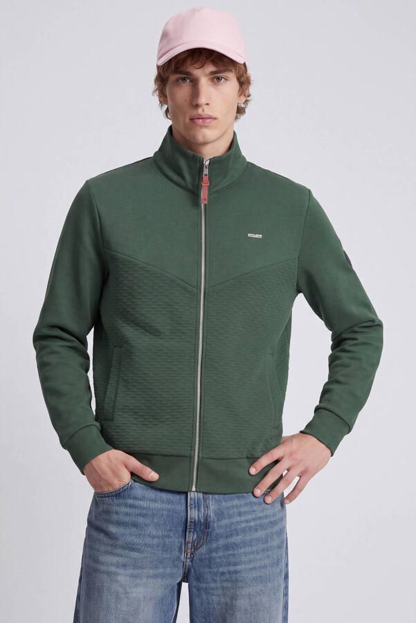 JACK & JONES PREMIUM sweatvest groen