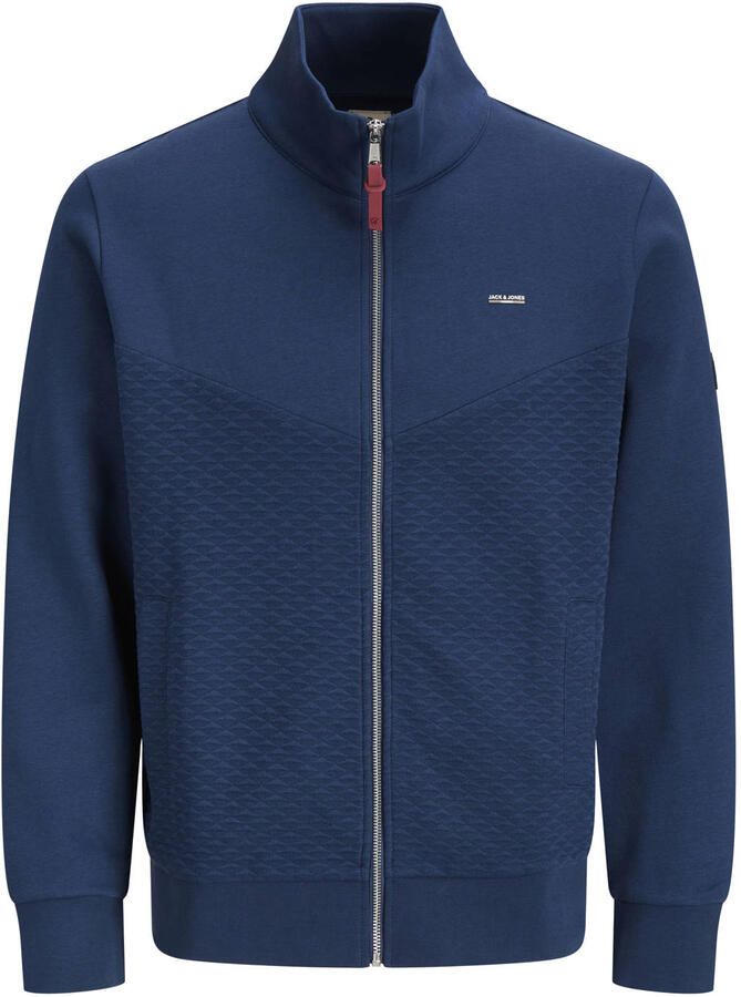 JACK & JONES PREMIUM sweatvest blauw