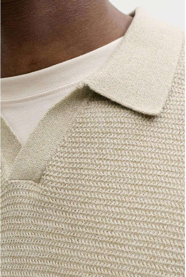 JACK & JONES PREMIUM trui gebreid beige - Foto 3