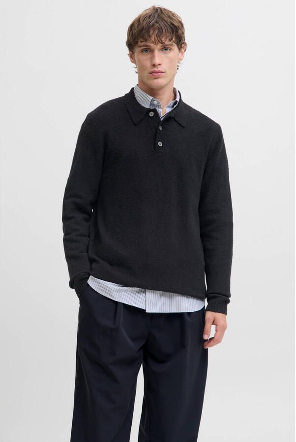 JACK & JONES Premium Gebreide pullover met polokraag model 'MAVERICK' - Foto 3