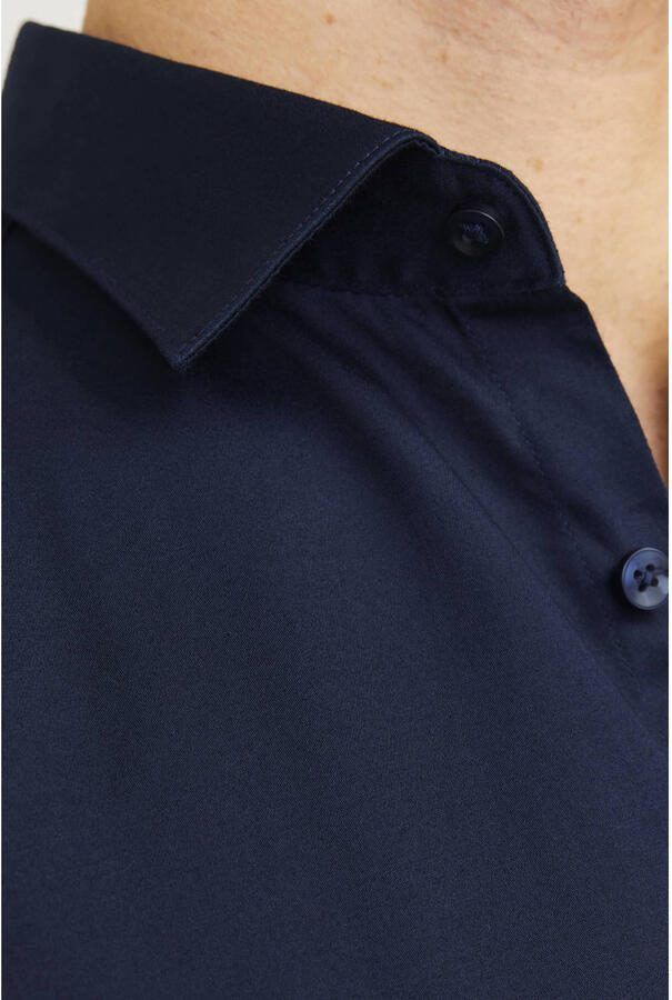 Jack & jones Overhemd Lange Mouw Jack & Jones 12097662 JJPRPARMA SHIRT L S NOOS NAVY BLAZER SUPER SLIM - Foto 3