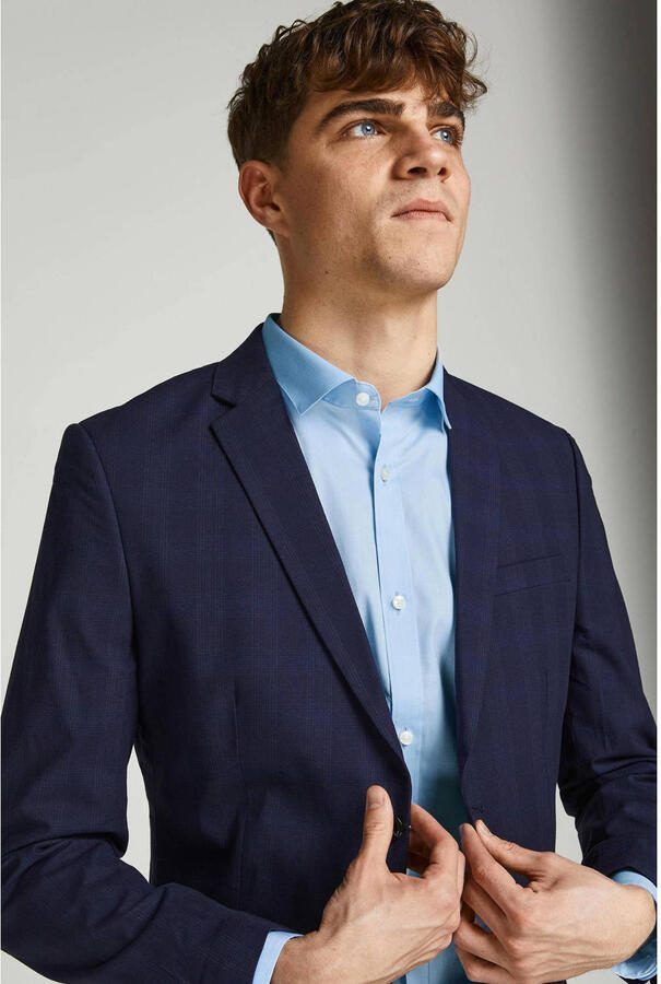 Jack & jones Overhemd Lange Mouw Jack & Jones 12097662 JJPRPARMA SHIRT L S NOOS CASHMERE BLUE SUPER SLIM - Foto 3