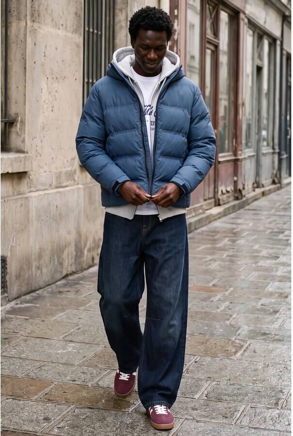 JACK & JONES pufferjas blauw - Foto 2