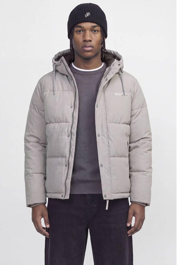 JACK & JONES pufferjas grijs