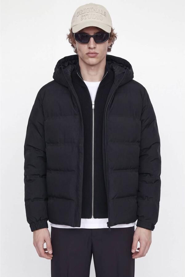 JACK & JONES pufferjas zwart