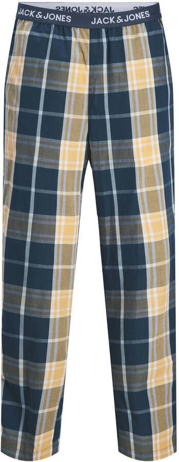 JACK & JONES pyjama JACLUCA donkerblauw geel - Foto 3