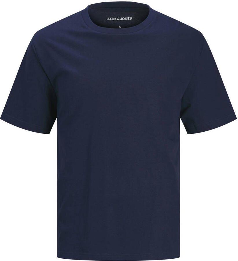JACK & JONES pyjama JACLUCA donkerblauw geel - Foto 2