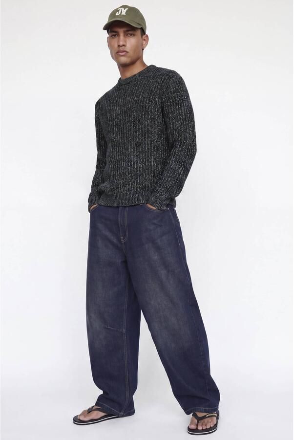 Jack & jones Regular fit gebreide pullover van katoenmix model 'AXON' - Foto 2