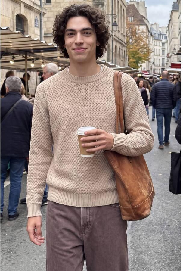 Jack & jones Regular fit gebreide pullover van katoenmix model 'BLAKE' - Foto 2