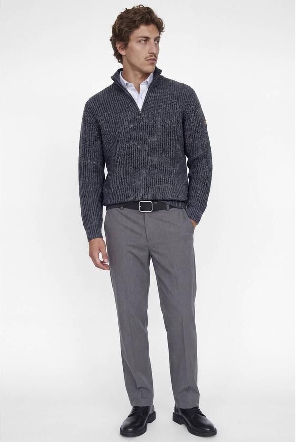 JACK & JONES regular fit gebreide trui blauw - Foto 2