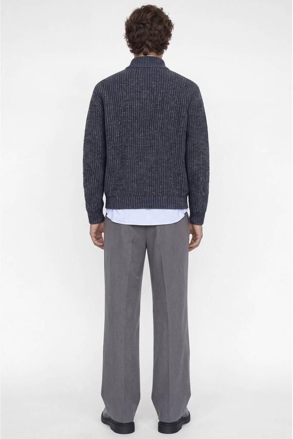 JACK & JONES regular fit gebreide trui blauw - Foto 3
