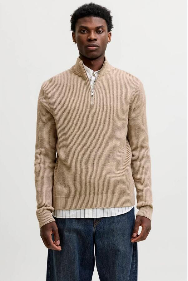 Jack & jones Gebreide pullover met schipperskraag model 'PANNEL'