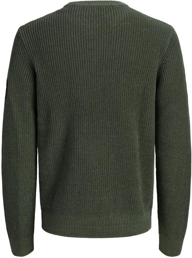 JACK & JONES regular fit gebreide trui donkergroen - Foto 3
