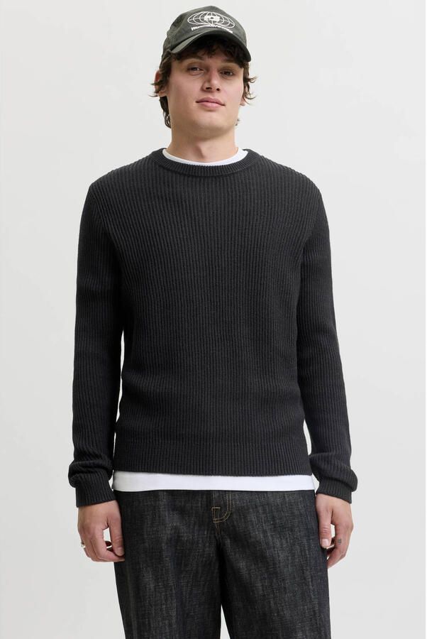 Jack & jones Gebreide pullover met ronde hals model 'PANNEL'