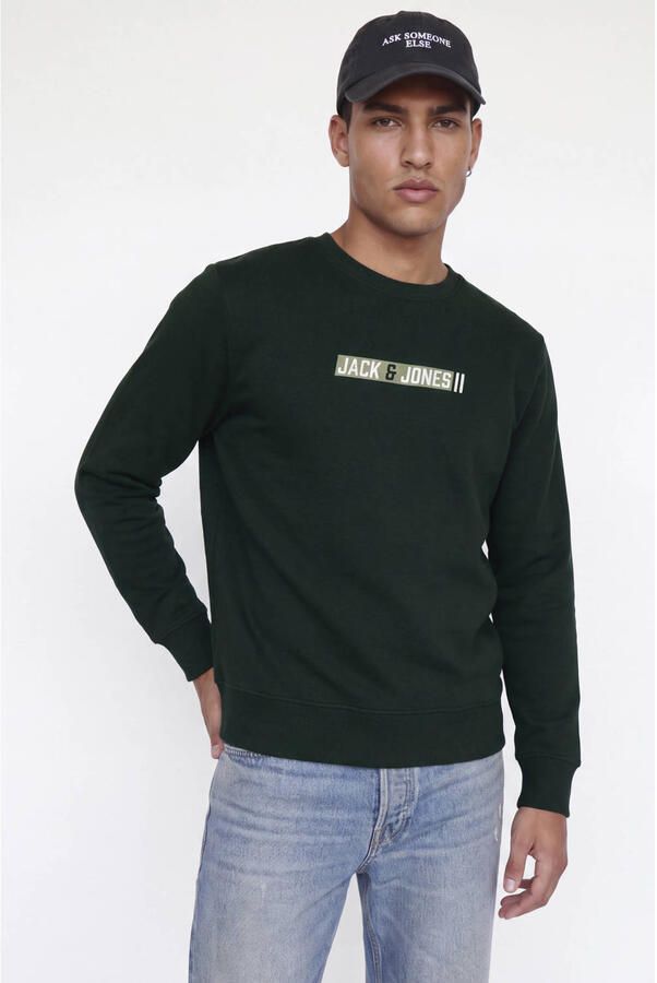 Jack & jones Regular fit sweatshirt met katoen-aandeel model 'Munk'
