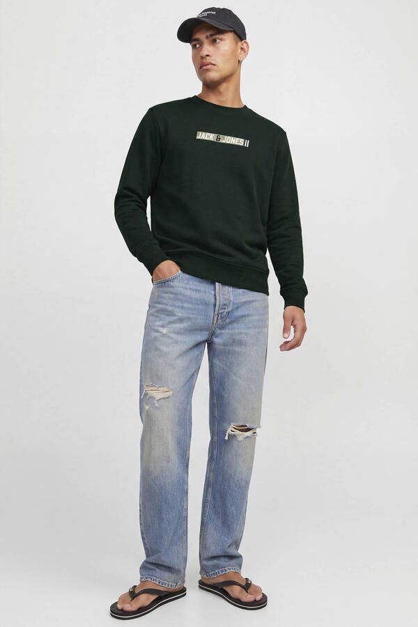 Jack & jones Regular fit sweatshirt met katoen-aandeel model 'Munk' - Foto 3