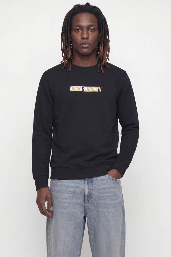 Jack & jones Regular fit sweatshirt met katoen-aandeel model 'Munk' - Foto 3