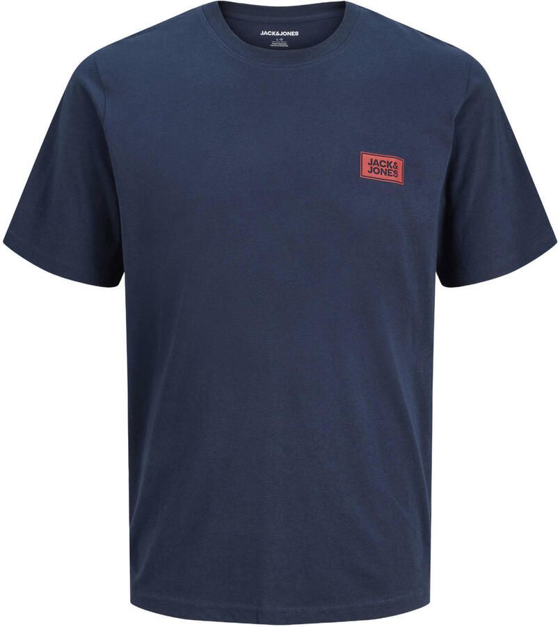 Jack & jones Regular fit t-shirt van puur katoen met labeldetail - Foto 2