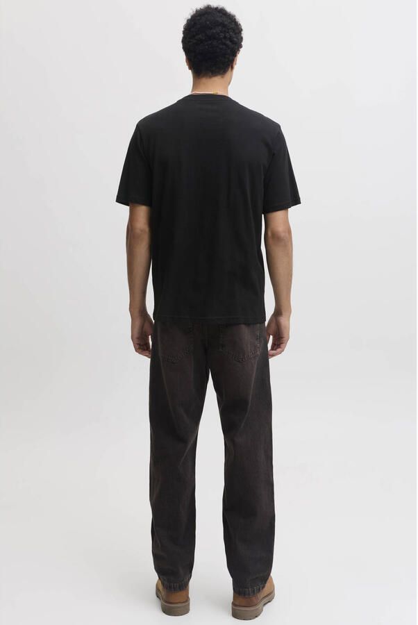 Jack & jones Regular fit t-shirt van puur katoen met labeldetail - Foto 2