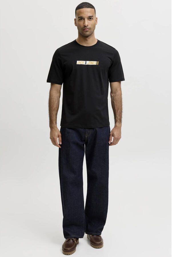 Jack & jones regular fit T-shirt met logoprint model 'Munk' - Foto 3