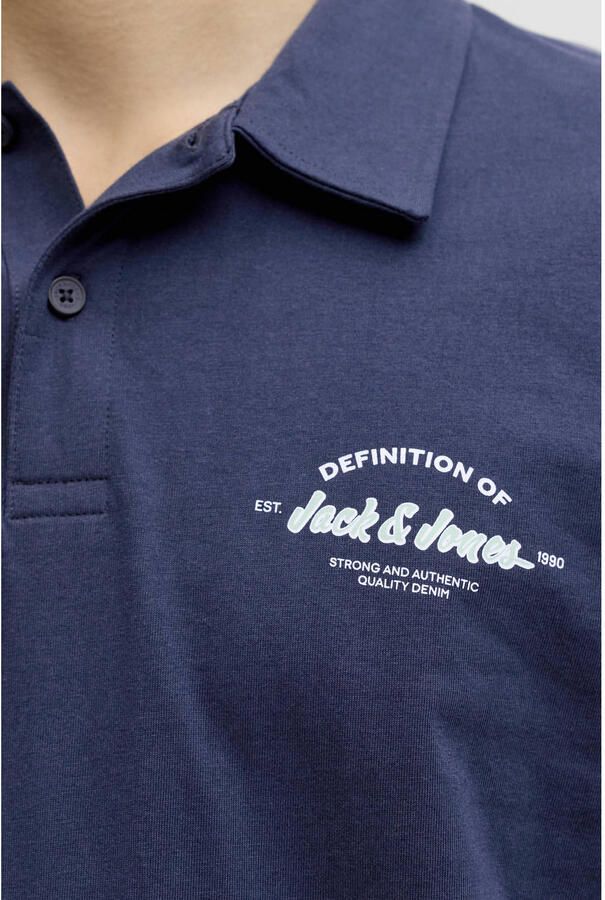 Jack & jones poloshirt met labelprint model 'BRANDON' - Foto 2