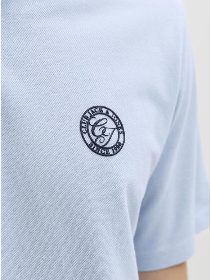 JACK & JONES regular polo lichtblauw - Foto 2