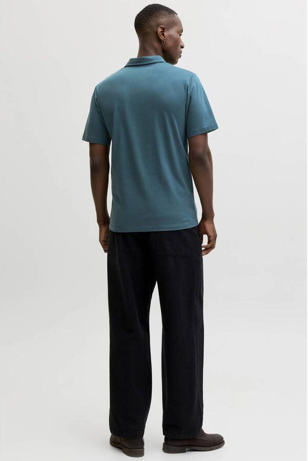 Jack & jones poloshirt met labelprint model 'BRANDON' - Foto 2