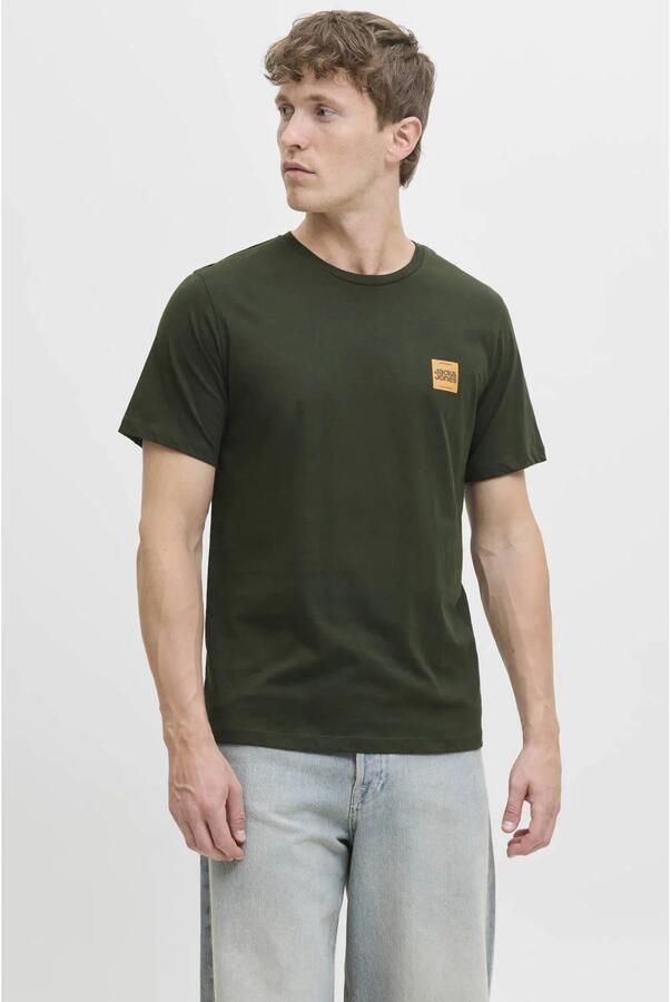 Jack & jones T-shirt Korte Mouw Jack & Jones 12279100 BRANDY - Foto 2
