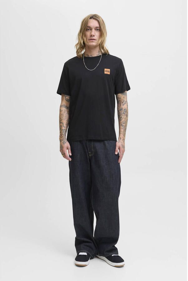 Jack & jones T-shirt Korte Mouw Jack & Jones 12279100 BRANDY - Foto 2